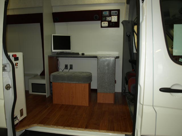 Sprinter 2500 Cargo Van fitted with NewTom VG Pan + CBCT