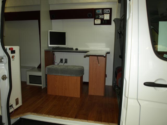 Sprinter 2500 Cargo Van fitted with NewTom VG Pan + CBCT