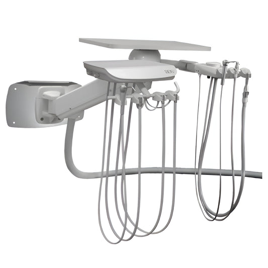 NEW 3 HP Automatic Rear Delivery Wall Mounted Duo System with Pneumatic Brake Flex Arm